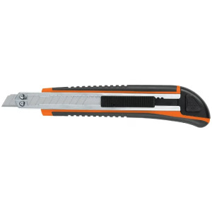 Cutter 5" 9mm Profesional con AlmaMetalica y Grip 3NavajaSK4, Truper CUT-5X 16971