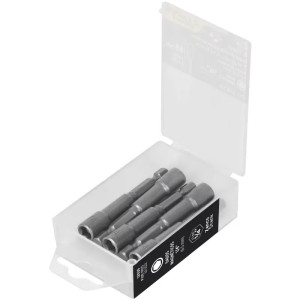 Extensiones Magnetica Dado 1/4" 5Piezas L50mm Zanco1/4, PUDE-9025 12939 Truper