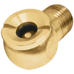 Cabeza Infladora de Llantas Macho, Fabricada en Laton, 1/4 NPT, BOCH-MA-1/4 19087 Truper