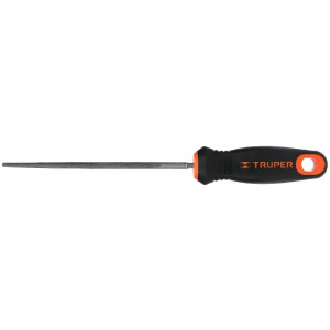Limas Redonda Bastardas 6" Espesor 1/4", Mango Comfort Grip, LRB-6T 15315 Truper