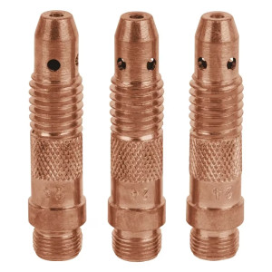 Juego de 3 portaboquillas para antorcha TIG Truper 14117