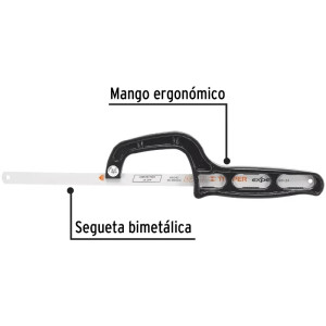 Mini Arco de Sierra 12" de Plastico, Pretul 20002