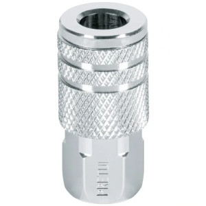 Acople rapido de acero Cromado hembra, Cuerda 1/4 NPT, COPLE-HEM-1/4P 27028 Pretul