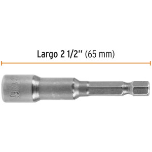 Extensiones Magnetica Punta 5/16" 5Pzas x L2" Z1/4, PUDE-9031 12942 Truper