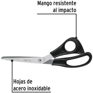 Tijera para casa y Oficina 8", en acero Inoxidable, TINOX-8R 23185 Pretul
