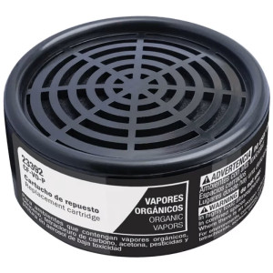 Cartucho de Repuesto Vapores Organicos para Respirador RES-1-P RES-2-P, CF-VO-P 23392 Pretul