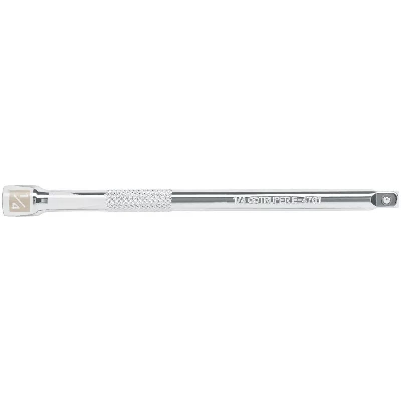 Extension, Encastre 1/4" Largo 6", en Acero al Cromo vanadio, Diametro 9 mm, E-4761 13915 Truper