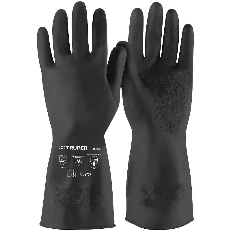 Guantes de Latex Talla G FlocadoAlgodon para Pintor Truper 14267