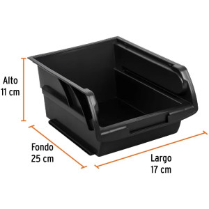 Gavetas Bandejas Apilables N3 25x17x11cm Polipropileno Truper 10890
