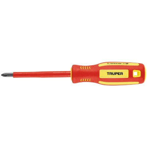 Desarmador Estrella 1/4" x4" Aislado 1000V Truper 102241