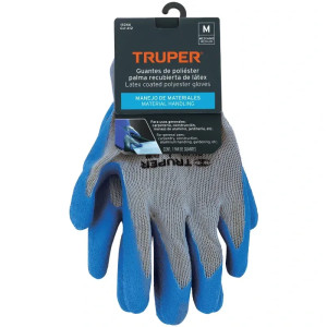 Guantes para Jardinero Talla M cubierto de latex puño tejido, GU-JAR-M 15266 Truper