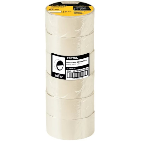 Cintas Masking Tape 48mm x50m Pretul 20672