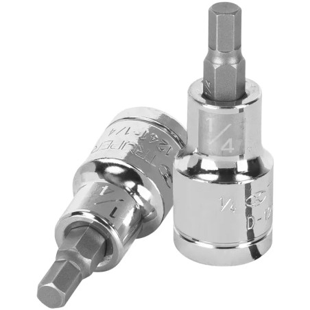 Dados de Punta Hexagonal 1/4" E1/2, Truper 13251
