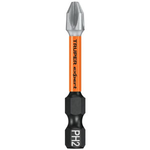 Juego de 5 puntas de impacto Phillips N° 2 x2" PH2, Truper 100820