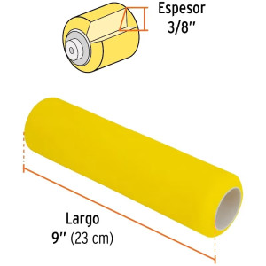 Repuesto para Rodillo 9" 13841 ROPI-910E MicroFibra, Truper 13898