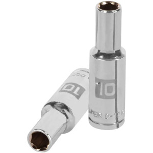 Dados 10mm E1/2 Tubulares Hexagonales CrVanadio, Truper 13350