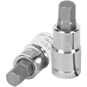 Dados de Punta Hexagonal 7/16" E1/2, Truper 13254
