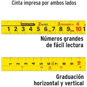 Wincha Flexometro Gripper 3 Metros, contra impacto TPR, carcasa ABS, FH-3M 14577 Truper