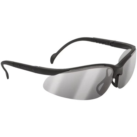 Lentes de Seguridad Vision Espejo Plata, 100% Policarbonato con UV Antirayadura, LEDE-EP 10825 Truper