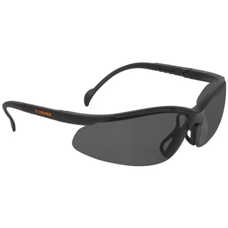 Lentes de Seguridad Vision Gris, 100% Policarbonato con UV Antirayadura, LEDE-SN 14302 Truper