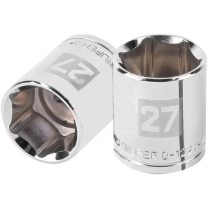 Dados 27mm E1/2 Hexagonales CrVanadio, Truper 101007