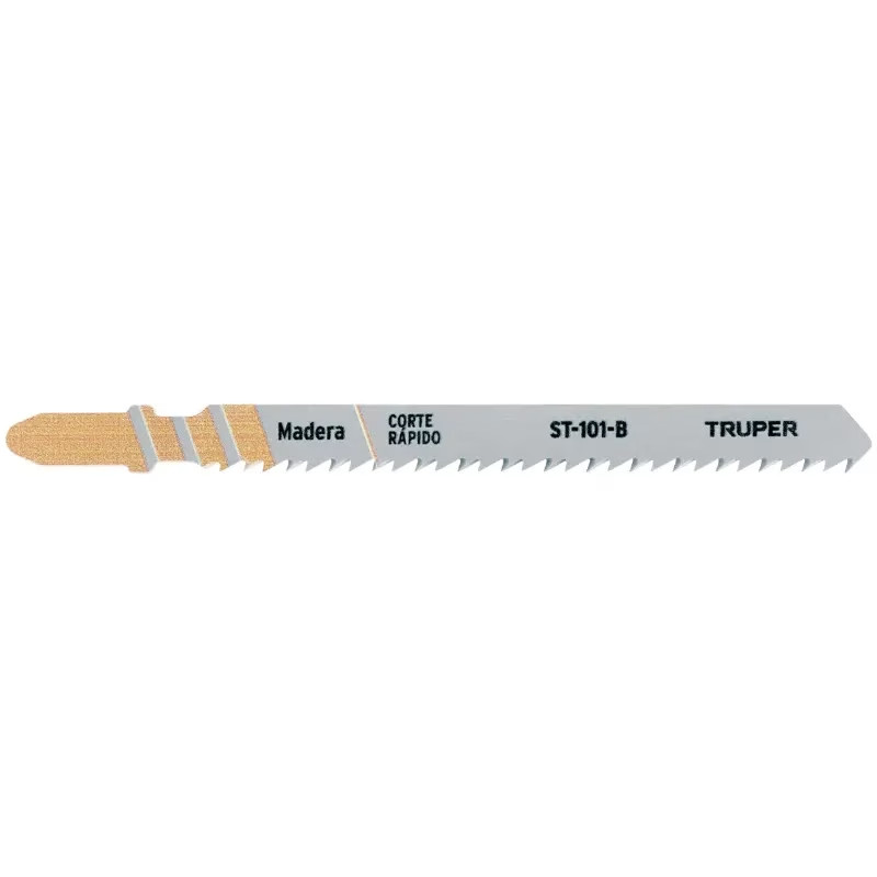 Segueta para caladora Acabado Fino DDP10 Zanco T 5 Piezas, cortes rectos en Madera delgada y pvc, ST-101-B 18124 Truper