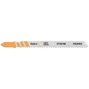 Segueta para caladora Acabado Fino DDP10 Zanco T 5 Piezas, cortes rectos en Madera delgada y pvc, ST-101-BR 18125 Truper