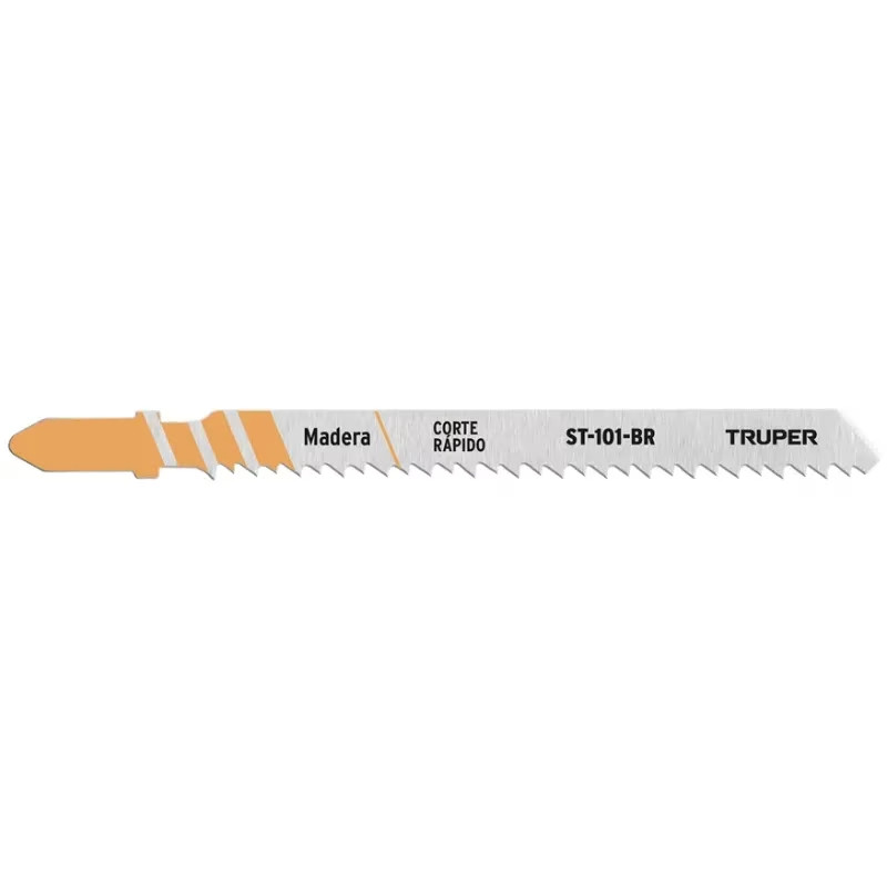 Segueta para caladora Acabado Fino DDP10 Zanco T 5 Piezas, cortes rectos en Madera delgada y pvc, ST-101-BR 18125 Truper