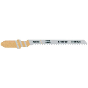 Segueta para caladora Acabado Grueso DDP6 Zanco T 5 Piezas, cortes rectos en madera, ST-119-BO 18131 Truper