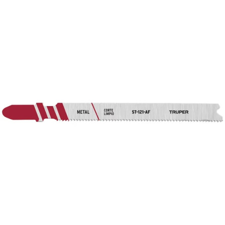 Seguetas T 12DPP x90mm BIM Cortes Metal 5Piezas Caladoras Truper 103048