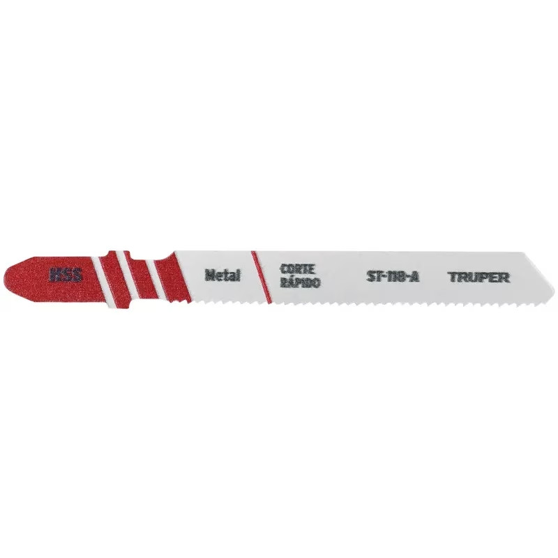 Segueta para caladora Acabado Super Fino DDP21 Zanco T 5 Piezas, cortes rectos pvc plastico y aluminio, ST-118-A 18128 Truper