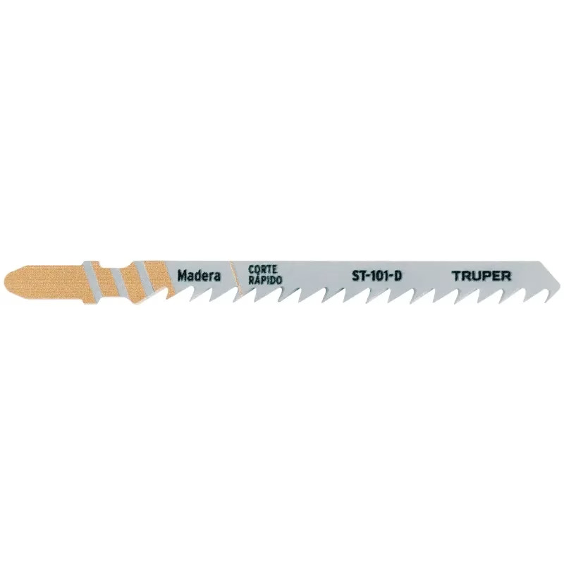 Segueta para caladora Acabado Grueso DDP6 Zanco T 5 Piezas, cortes rectos en Madera y laminados, ST-101-D 18126 Truper