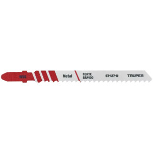 Segueta para caladora Acabado Estandar DDP8 Zanco T 5 Piezas, cortes rectos en pvc plastico y aluminio, ST-127-D 18132 Truper