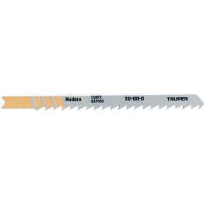 Segueta para caladora Acabado Grueso DDP6 Zanco U 5 Piezas, cortes rectos en Madera, SU-101-D 18136 Truper