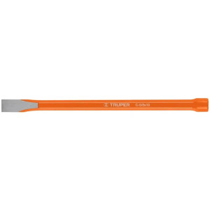 Cincel Plano 10" Cuña 5/8", Acero al cromo Vanadio, Cabeza grande, C-5/8X10 12133 Truper