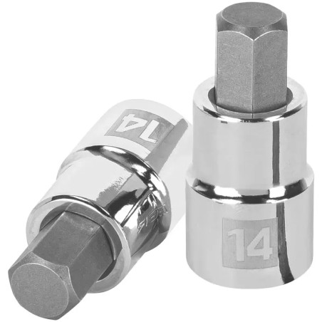 Dados de Punta Hexagonal 14mm E1/2, Truper 13285
