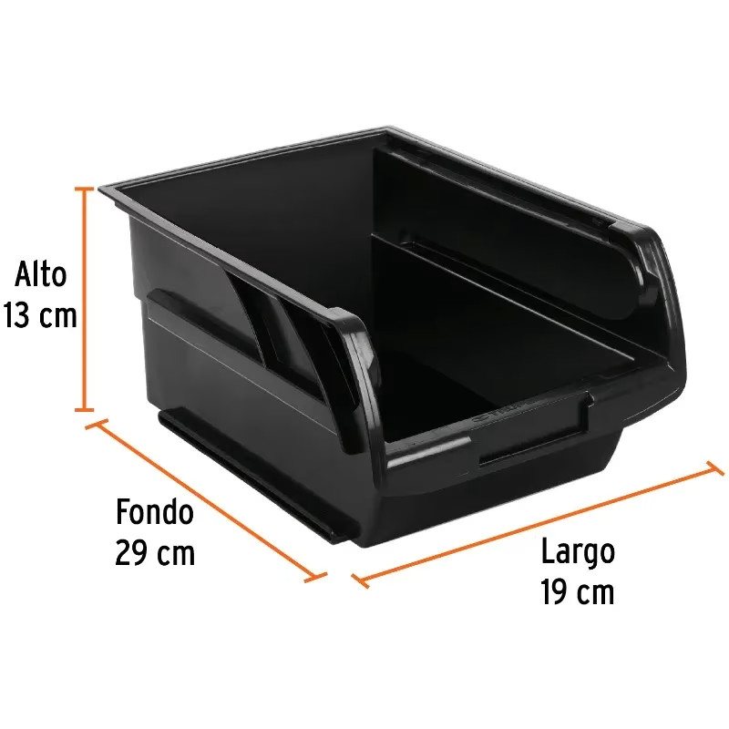 Gavetas Bandejas Apilables N3.5 29x19x13cm Polipropileno Truper 102437