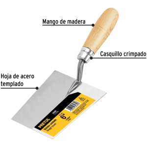 Plancha de Batir 6", en acero al medio carbono, para Albañaleria, CT-6PPB 20609 Pretul