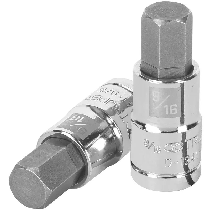 Dados de Punta Hexagonal 9/16" E1/2, Truper 13256