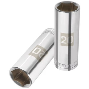 Dados 20mm E1/2 Tubulares Hexagonales CrVanadio, Truper 101008