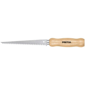 Serrucho para muro de Yeso 6" DPP6, Mango de Madera, STR-6 22934 Pretul