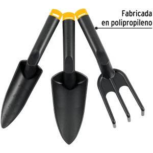 Juego de 3 Herramientas para Jardin, JJ-3P 21709 Pretul