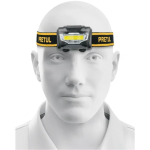 Linternas de Minero 40lm 14m 3PilasAAA Plastico Pretul 27083