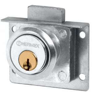 Cerradura para mueble Cromo modelo 24, accion vertical, CM-24C 43557 Hermex