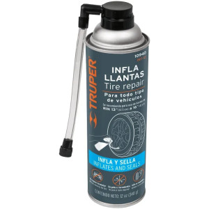 Sellador de Llantas Tire Sealant repara agujeros hasta 1/4" 340g / 12oz, INF-12 10940 Truper
