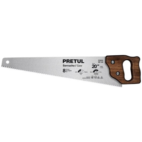 Serrucho 16 " Espesor 0.6mm DPP 7 en acero alto carbono templado, SP-16 22930 Pretul