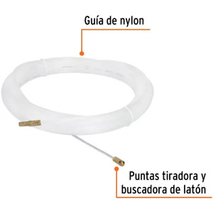 Guia pasa Cable de Nylon 15 Metros, para jalar cable electricos y de Telecomunicaciones, GNY-15 17756 Truper