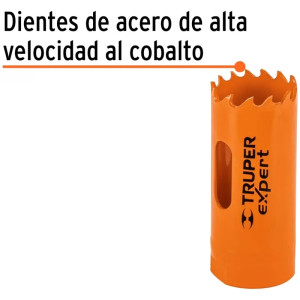 Sierra de copa Bimetalicas 1" o 25.4mm, dientes de acero alta velocidad, Para metal y Madera, COBI-1 18088 Truper