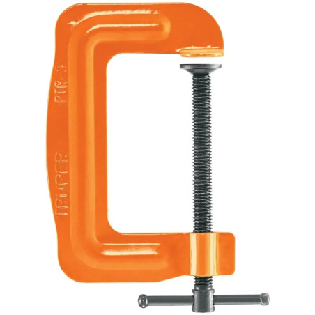 Prensa de Acero 3" Troqueladas con manija deslizante en T, uso general, PTR-3 17668 Truper