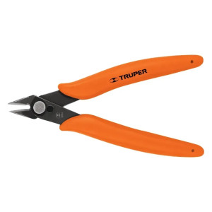 Alicate de Corte Diagonal 5" para Electrónica, Truper 17314